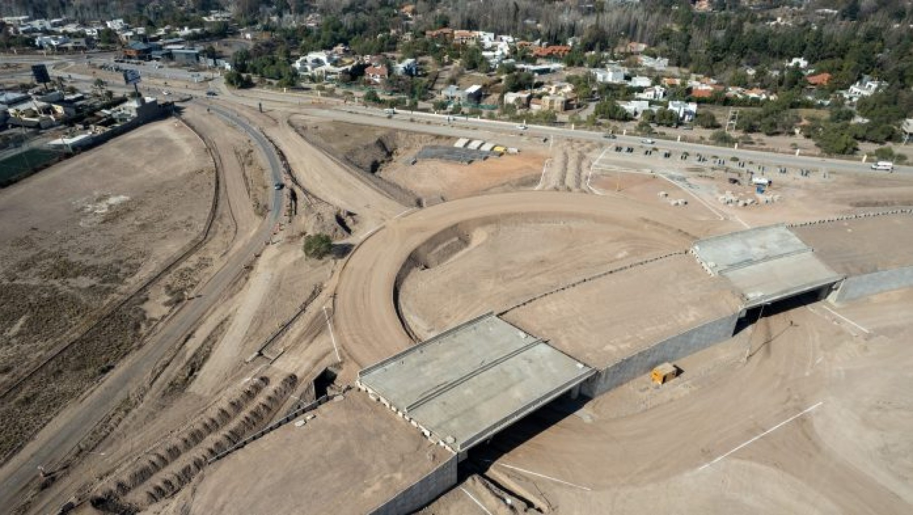 Desde el aire: así se ve el avance de las obras sobre la ruta Panamericana